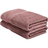 Yumeko - Serviette de douche - Coton - 70x140 - Rose