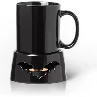 Alchemy England Mug Gothic de - Mug avec Réchauffe-Tasse Chauve-Souris - pour Indifférent - noir - Taille Standard