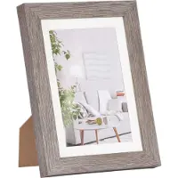 Henzo Cadre photo Modern - 13x18cm - Gris foncé