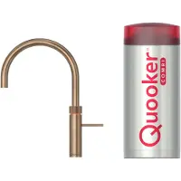 Quooker COMBI+ Fusion Round messing patina