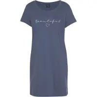Vivance Chemise de nuit 'Dreams' bleu / blanc