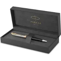 Parker Sonnet Premium Metal & Black G.c Saint Pen