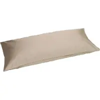 Yumeko - Taie d'oreiller - Satin De Coton - 40x80 - Marron