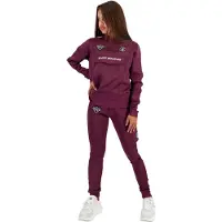BLACK BANANAS Pull Jr Cerise avec bordure logo