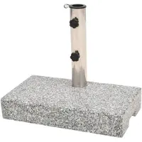 vidaXL Pied de parasol Granit Rectangulaire 25 kg
