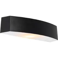 QAZQA Applique murale extérieure moderne noire IP44 - Bojan
