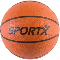 Sportx Ballon de Basket - - Orange - 580gr - Caoutchouc - Enfants 3 ans et plus