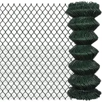 vidaXL Clôture grillagée 1x25 m Stahlgrün