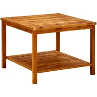 vidaXL Table basse 60x60x45 cm en acacia massif
