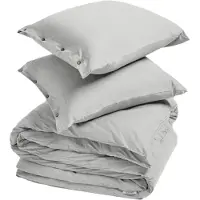 Yumeko - Parure de lit - Jersey De Coton - 240x220 - Gris