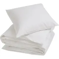 Yumeko - Parure de lit - Coton TENCEL - 140x220 - Blanche