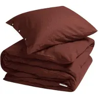 Yumeko - Parure de lit - Flanelle De Coton - 140x220 - Rouge