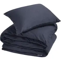 Yumeko - Parure de lit - Jersey De Coton - 140x220 - Bleu