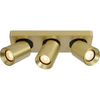 Lucide Projecteur de plafond Nigel Or 3 vieux