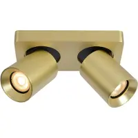 Lucide Projecteur de plafond Nigel Or 2-léger