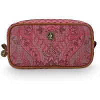 Pip studio Trousse de Toilette Pip Studio Kyoto Festival Cosmetic Bag Square Small Dark Pink