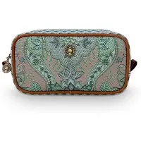 Pip studio Trousse de Toilette Pip Studio Kyoto Festival Cosmetic Bag Square Small Green