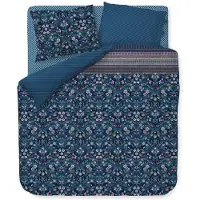 Pip studio Housse de Couette Pip Studio Mirrorama Dark Blue Percal-260 x 240 cm | Extra Large