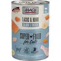 Mac'S 6x400g saumon, poulet - Pâtée pour chat