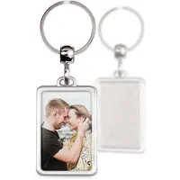 Yoursurprise Porte-clé avec photo - Rectangulaire