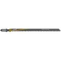Wolfcraft 2 lames de scie HCS L=125mm queue en T