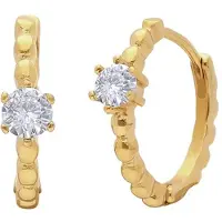 Lucardi Boucles d'oreilles or / transparent