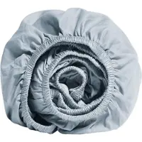 Yumeko Drap-Housse Yumeko Sky Blue (Satin)-60 x 120 cm
