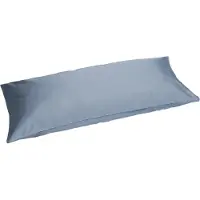 Yumeko - Taie d'oreiller - Satin De Coton - 40x80 - Bleu