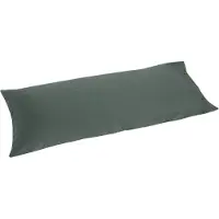 Yumeko - Taie d'oreiller - Jersey De Coton - 40x80 - Vert
