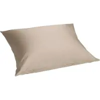 Yumeko - Taie d'oreiller - Satin De Coton - 60x70 - Marron