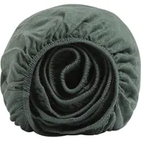 Yumeko Drap-Housse Yumeko Pine Green (Jersey)-140 x 200 cm