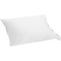 Yumeko - Taie d'oreiller - Jersey De Coton - 60x70 - Blanche