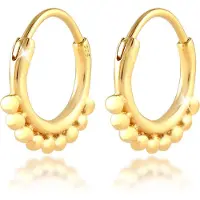 Elli Boucles d'oreilles 'Creole, Kugeln' or