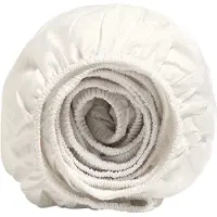 Yumeko Drap-housse Yumeko Sable Gris (Satin)-80 x 200 cm