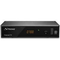 Strong Décodeur DVB-T/T2 SRT 8215/ s displejem/ Full HD/ H.265/HEVC/ PVR/ EPG/ USB/ HDMI/ LAN/ S (DVB-T2), Récepteur TV, Noir