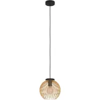 Eglo Luminaire suspendu Venezuela, 40 W, E27, 11 cm, noir/doré