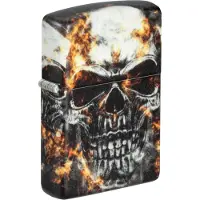 Zippo Briquet de - Smockey Skulls - pour Indifférent - standard - Taille Standard