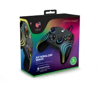 PDP Afterglow Wave Noir USB Manette de jeu PC, Xbox One, Xbox Series S, Xbox Series X