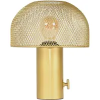 Label51 Lampe de table en maille Fungo or