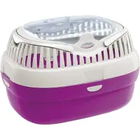 Swisspet Aladino Large, Panier De Transport Pour Lapins, Colori Rouge 36 X 26 X 23 Cm