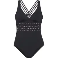 LASCANA Maillot de bain beige / noir