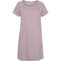 Vivance Chemise de nuit violet clair / blanc