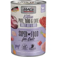 Mac'S 6x400g kitten (dinde, boeuf, canard) - Pâtée pour chat