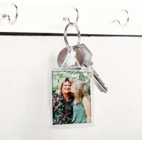 Yoursurprise Set de porte-clés photo transparent - 25 pièces (double face)