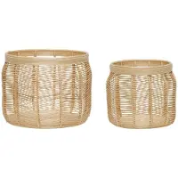 Hubsch Paniers Luna set de 2 pièces