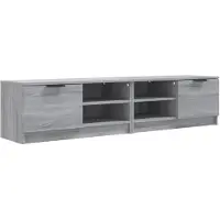 vidaXL Armoires TV 2 pcs. Gris Sonoma 80x35x36,5 cm Bois composite