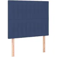 vidaXL Têtes de lit 2 pcs. Bleu 80x5x78/88 cm Tissu