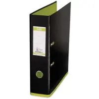 Pierre by Elba Classeur myColour, largeur dos : 80 mm, noir-vert clair DIN A4, couverture extérieure (A4, 80 mm, 1 pcs)