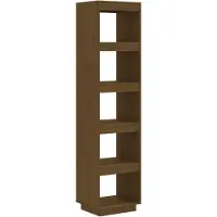 vidaXL Bibliothèque/Cloison Marron miel 40x35x167 cm Pin solide