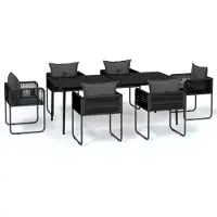 vidaXL Salon de jardin Ensemble de jardin Coin repas